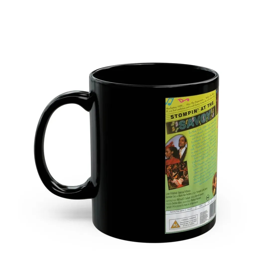 STOMPIN AT THE SAVOY (VHS COVER) - Black Coffee Mug - Go Mug Yourself