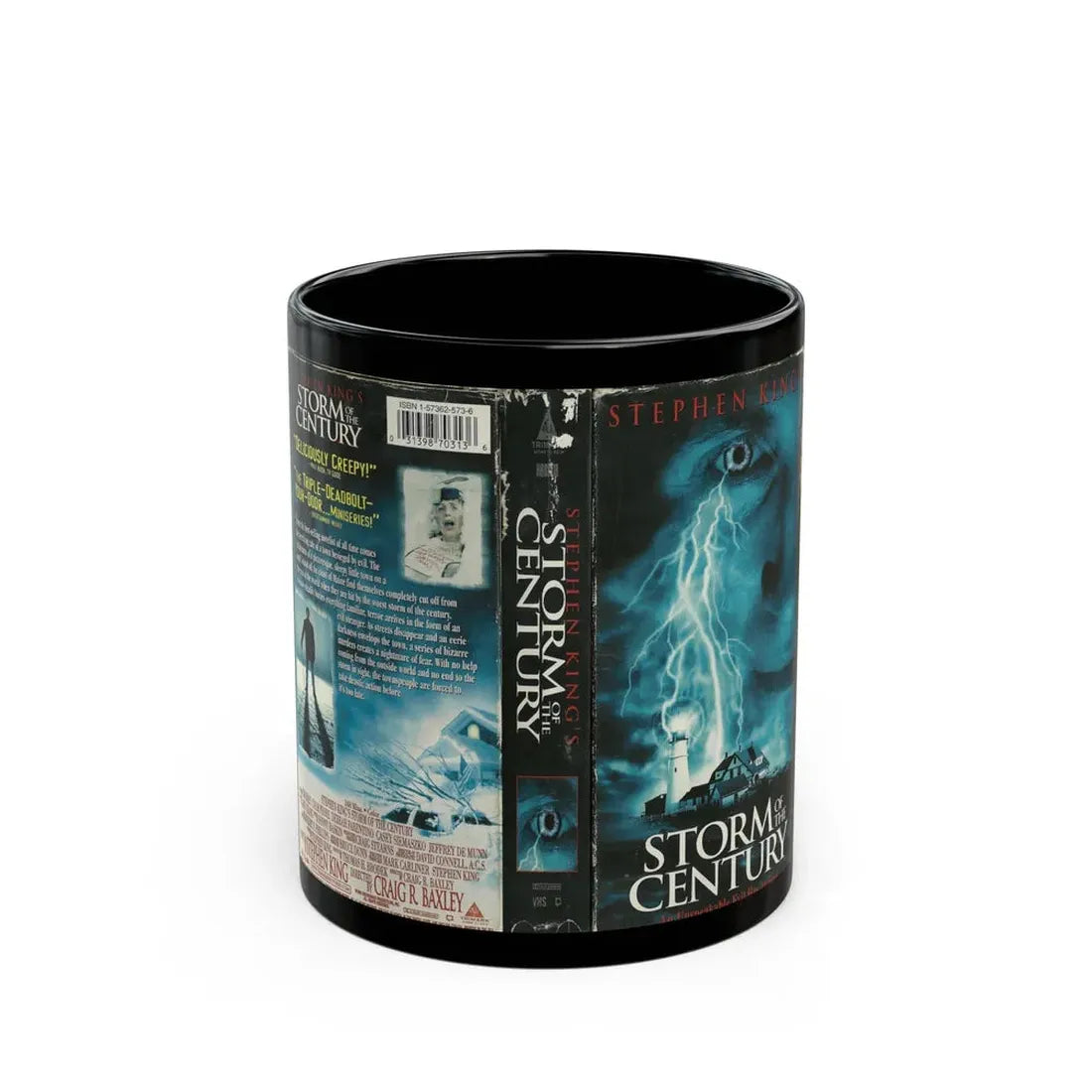 STORM OF THE CENTURY (VHS COVER) - Black Coffee Mug 11oz - Go Mug Yourself
