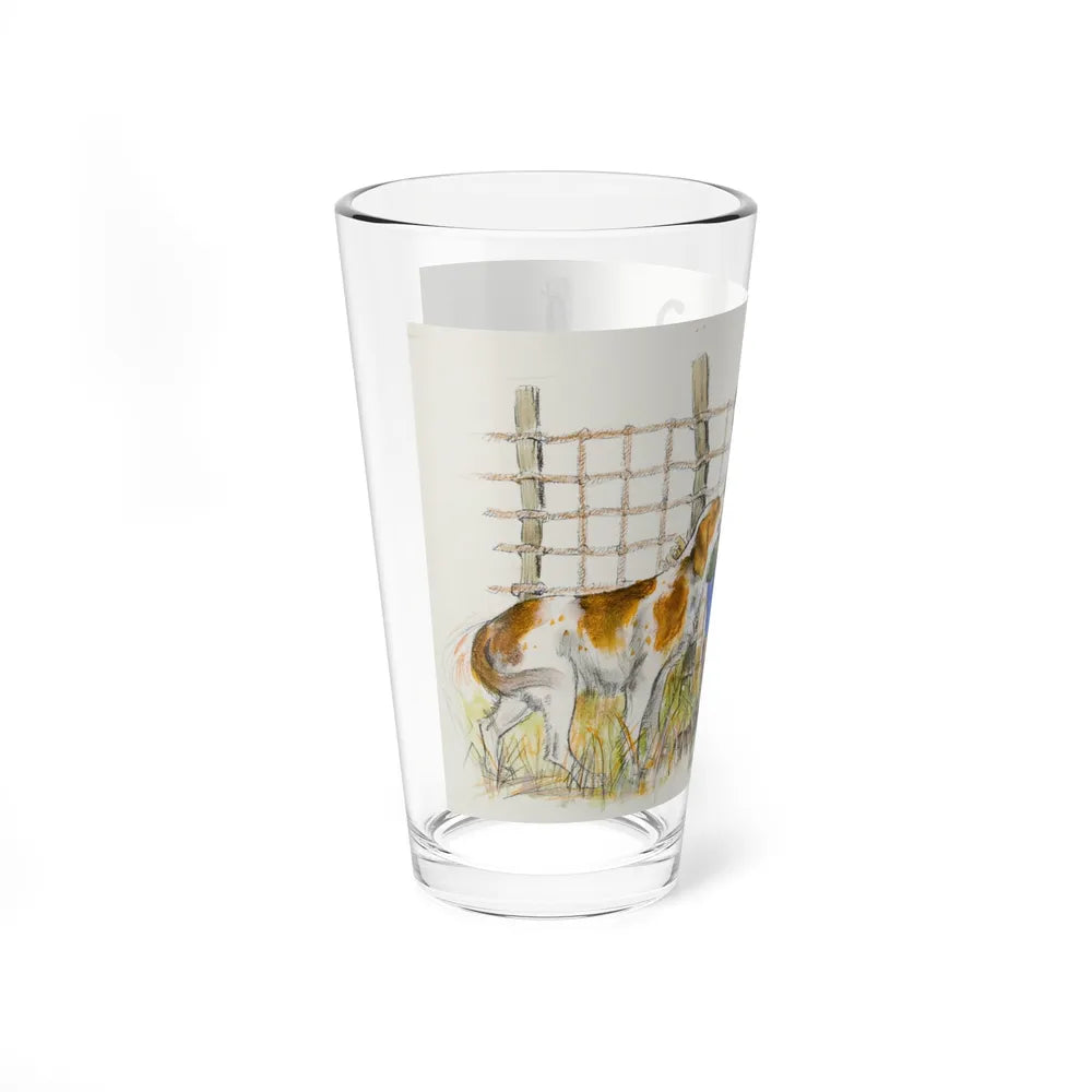 Story illustration (2) (Magazine Illustration) Pint Glass 16oz - Go Mug Yourself
