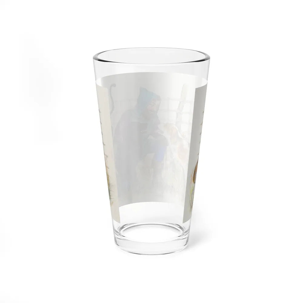 Story illustration (2) (Magazine Illustration) Pint Glass 16oz - Go Mug Yourself