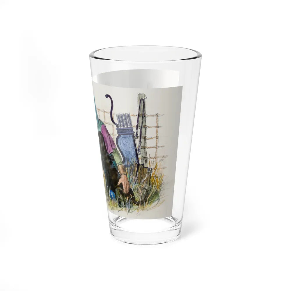 Story illustration (2) (Magazine Illustration) Pint Glass 16oz - Go Mug Yourself