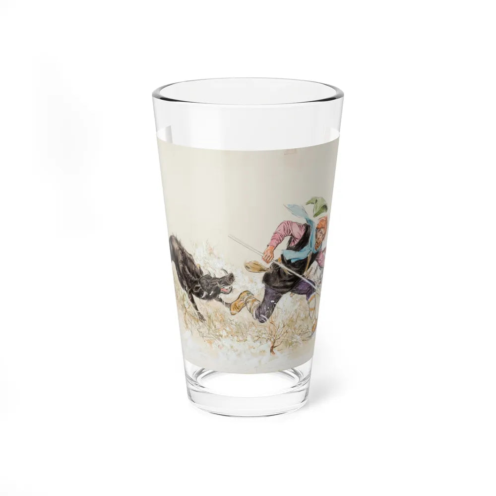 Story illustration (3) (Magazine Illustration) Pint Glass 16oz 16oz - Go Mug Yourself