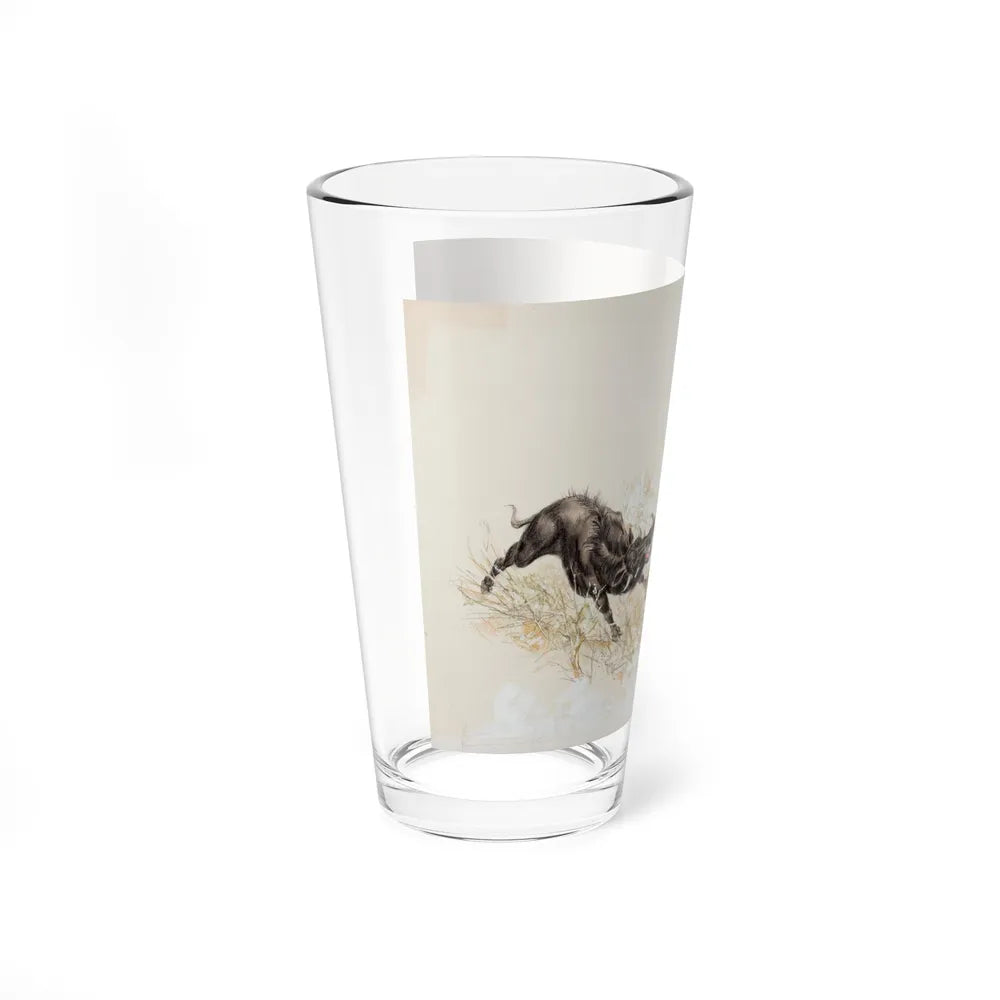 Story illustration (3) (Magazine Illustration) Pint Glass 16oz - Go Mug Yourself