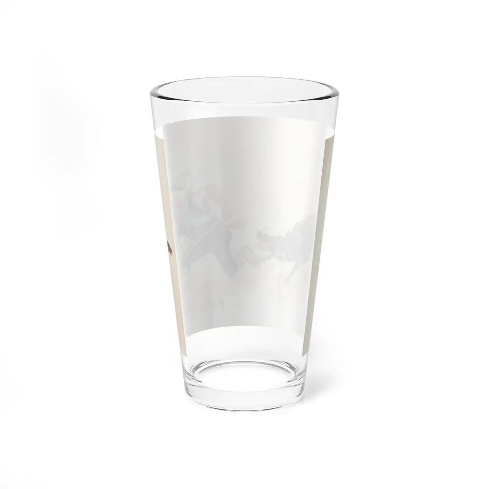 Story illustration (3) (Magazine Illustration) Pint Glass 16oz - Go Mug Yourself