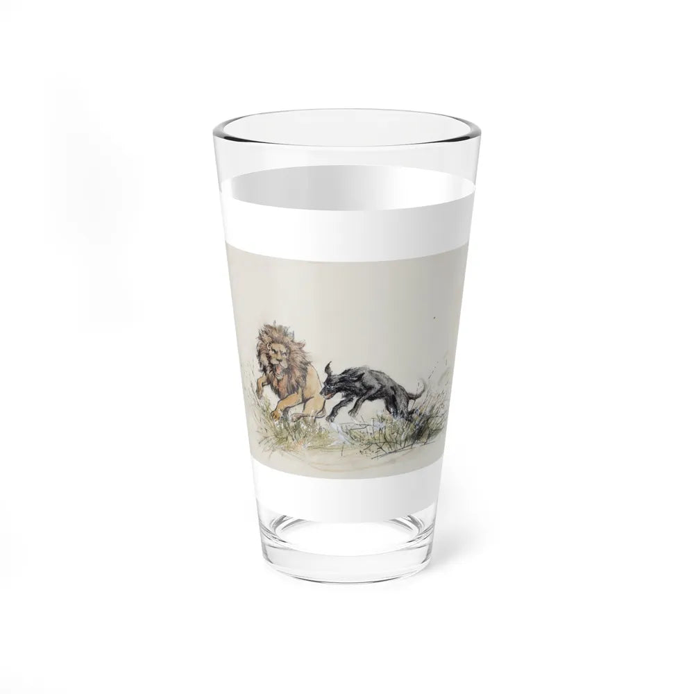 Story illustration (4) (Magazine Illustration) Pint Glass 16oz - Go Mug Yourself