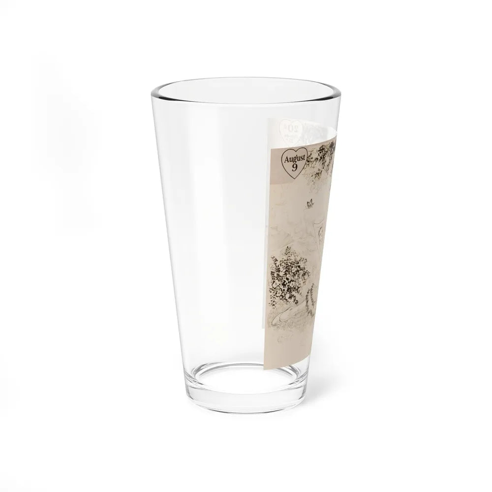 Story illustration for All-Story and Love Stories of the American Girl (Magazine Illustration) Pint Glass 16oz - Go Mug Yourself