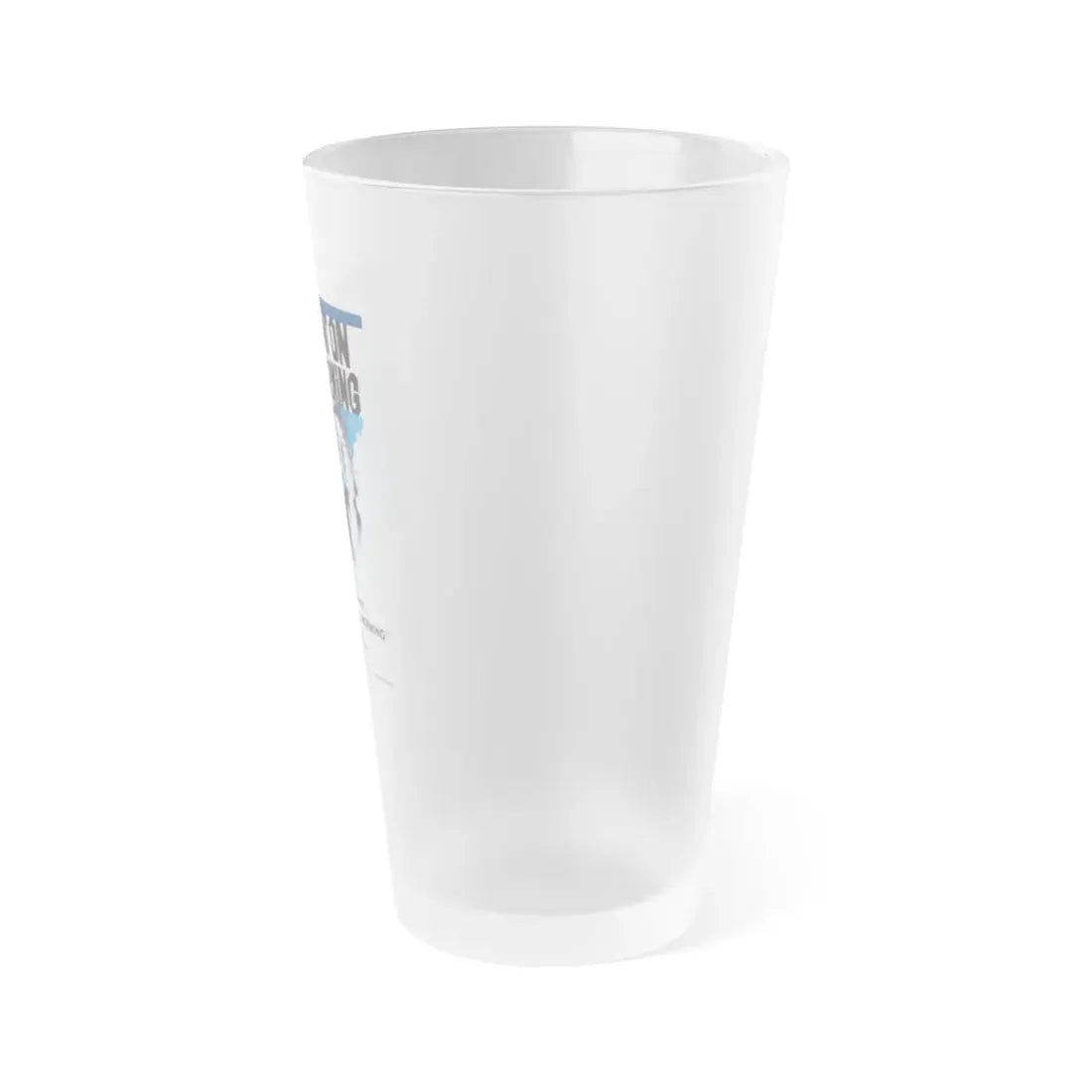 STRAIGHT ON TILL MORNING 1972 Movie Poster - Frosted Pint Glass 16oz - Go Mug Yourself