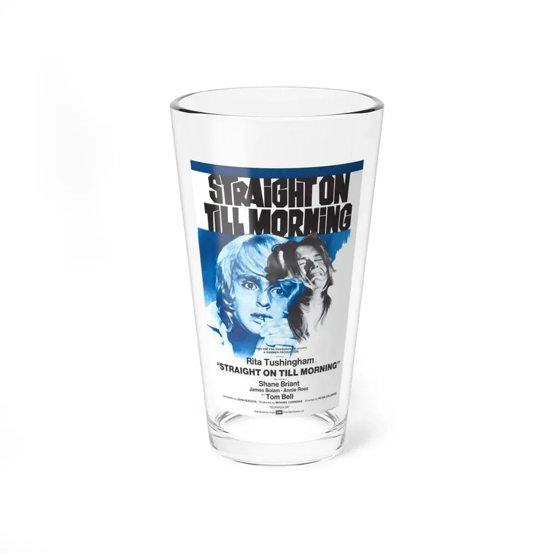 STRAIGHT ON TILL MORNING 1972 Movie Poster - Pint Glass 16oz 16oz - Go Mug Yourself