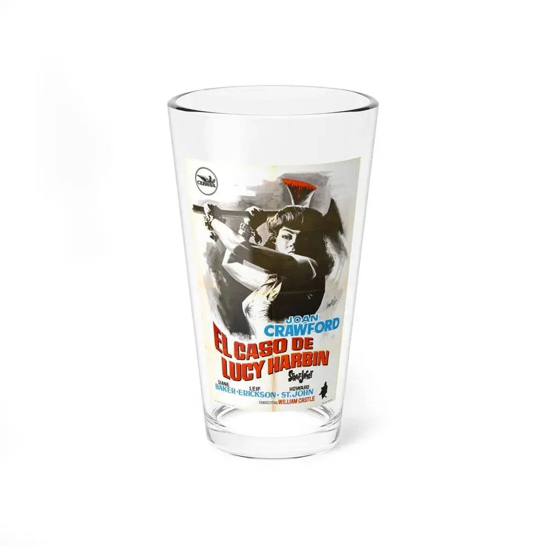 STRAIT-JACKET (SPANISH) 1964 Movie Poster - Pint Glass 16oz 16oz - Go Mug Yourself
