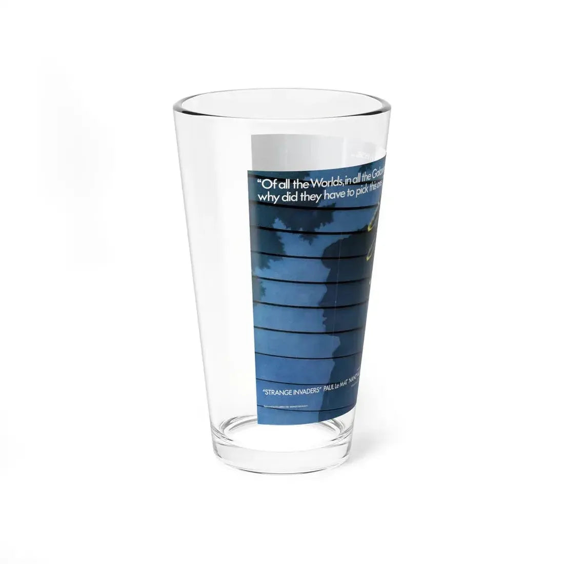 STRANGE INVADERS 1983 Movie Poster - Pint Glass 16oz - Go Mug Yourself