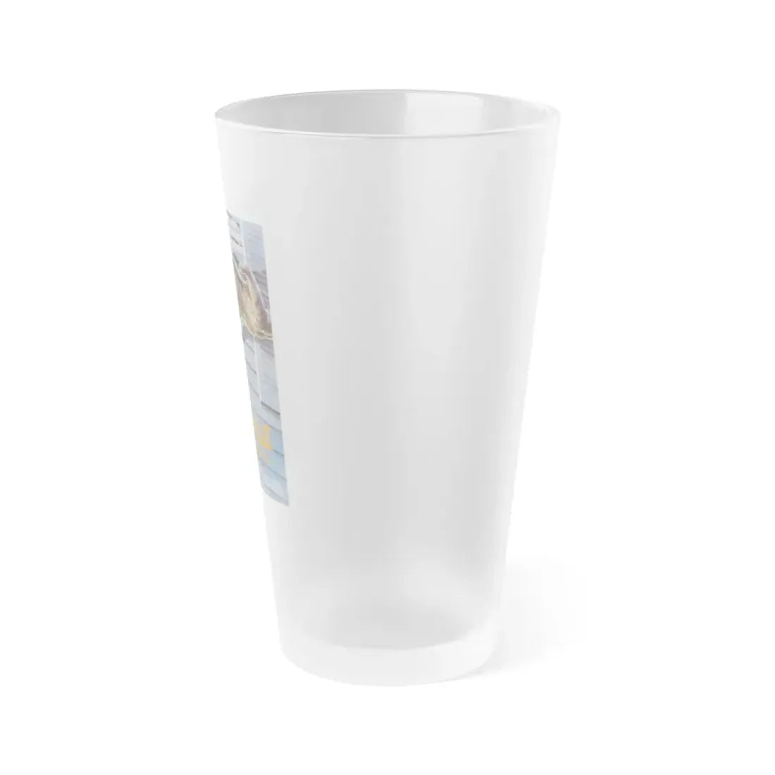 STRANGE INVADERS (DANISH) 1983 Movie Poster - Frosted Pint Glass 16oz - Go Mug Yourself