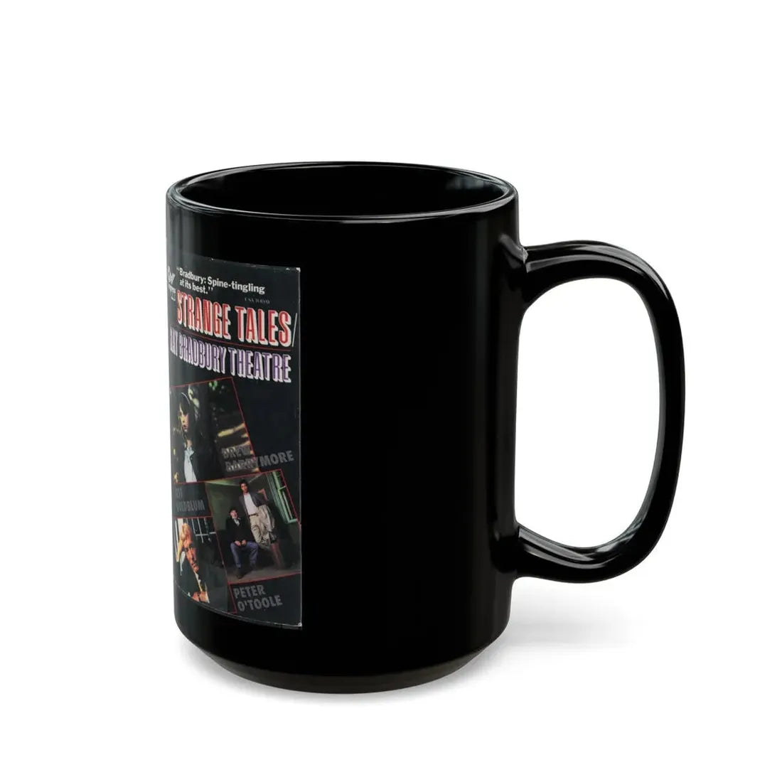 STRANGE TALES RAY BRADBURY THEATRE (VHS COVER) - Black Coffee Mug - Go Mug Yourself
