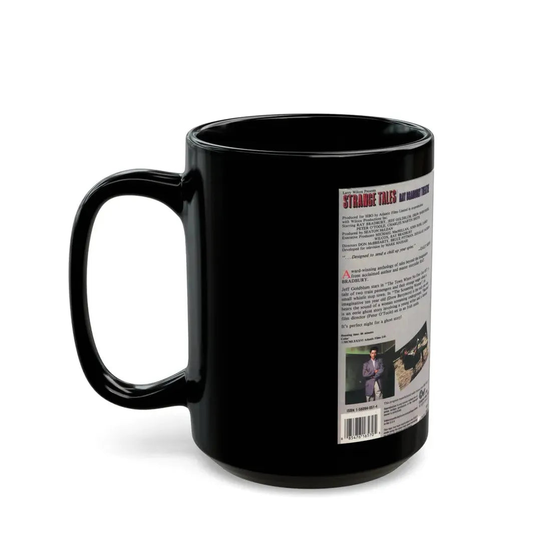 STRANGE TALES RAY BRADBURY THEATRE (VHS COVER) - Black Coffee Mug - Go Mug Yourself