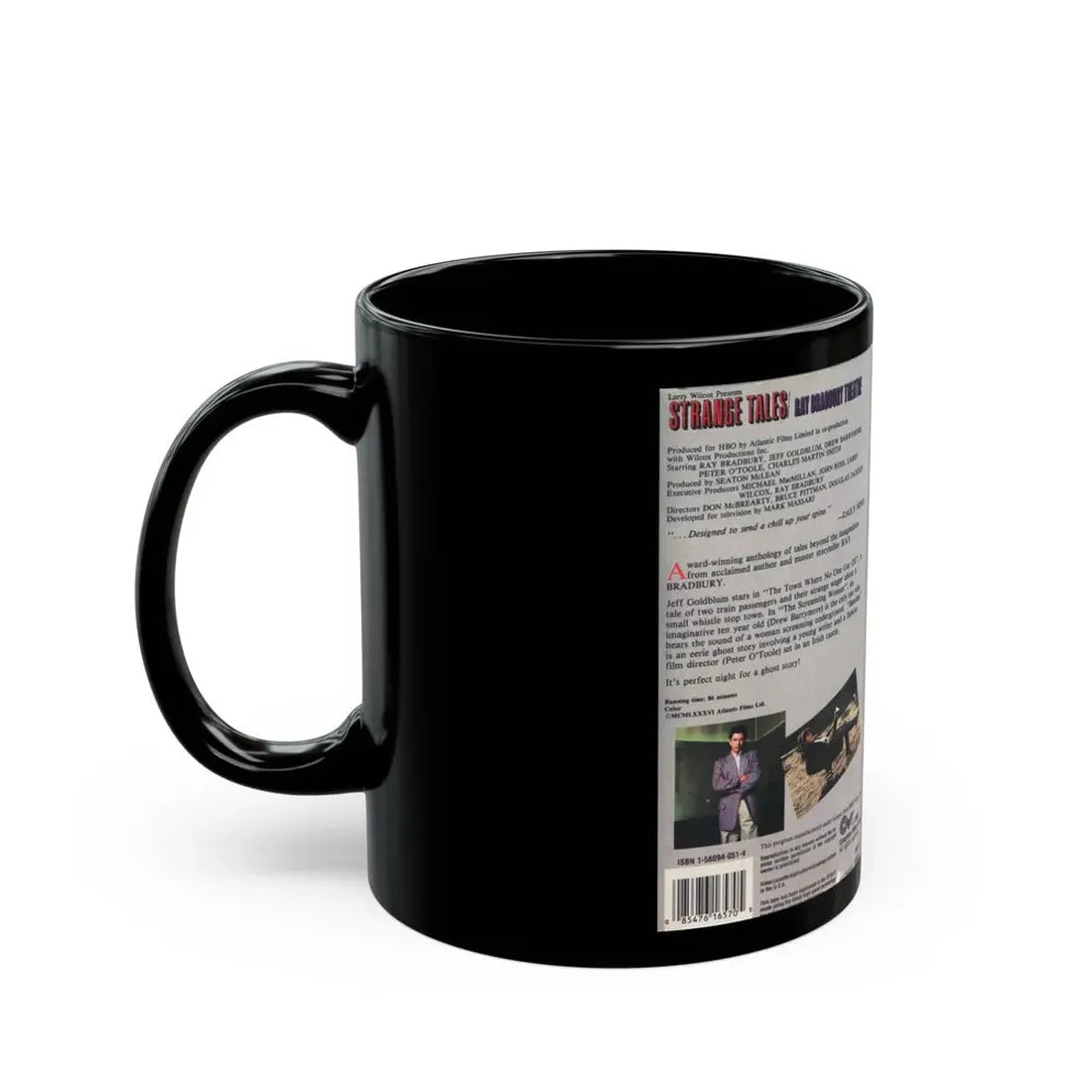 STRANGE TALES RAY BRADBURY THEATRE (VHS COVER) - Black Coffee Mug - Go Mug Yourself