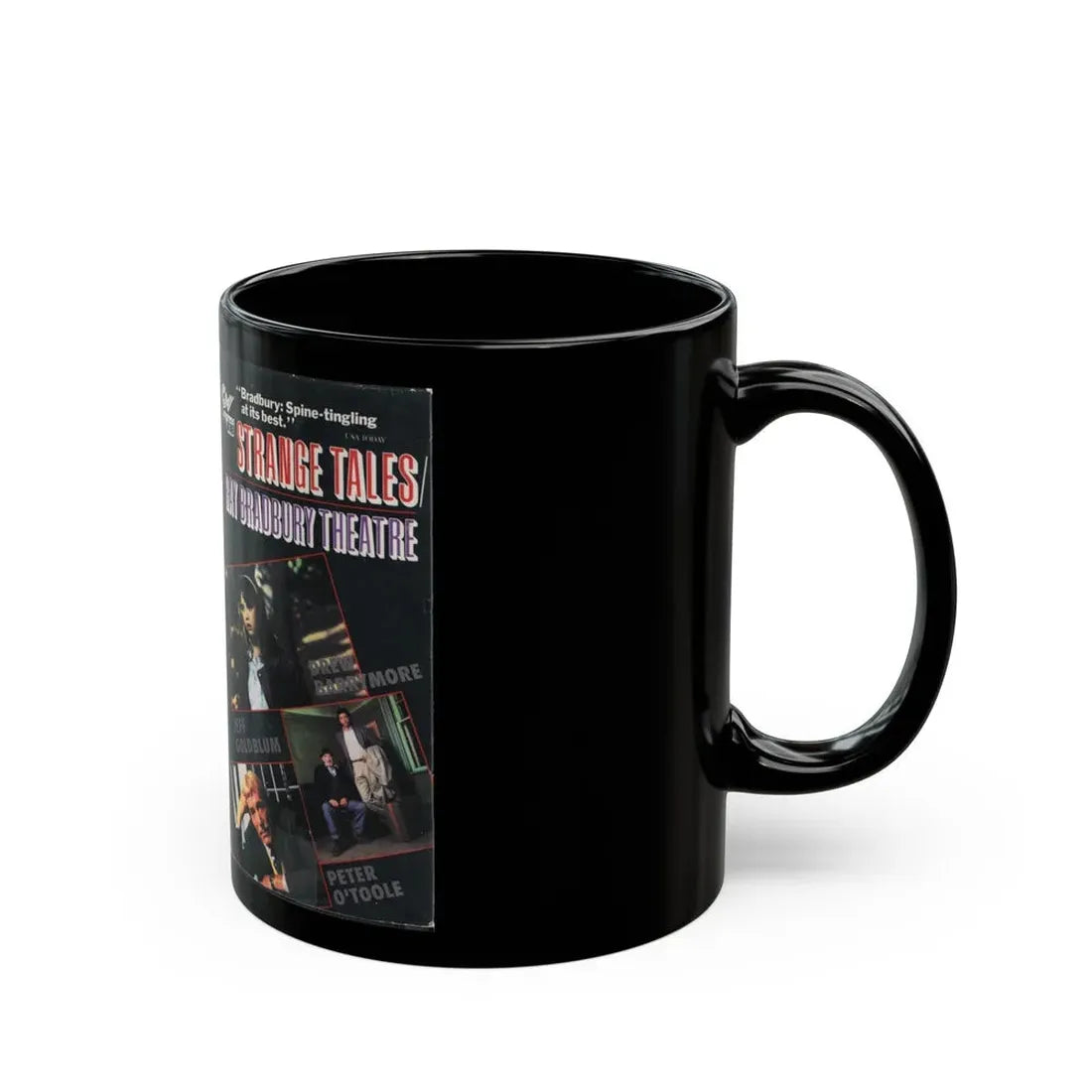 STRANGE TALES RAY BRADBURY THEATRE (VHS COVER) - Black Coffee Mug - Go Mug Yourself