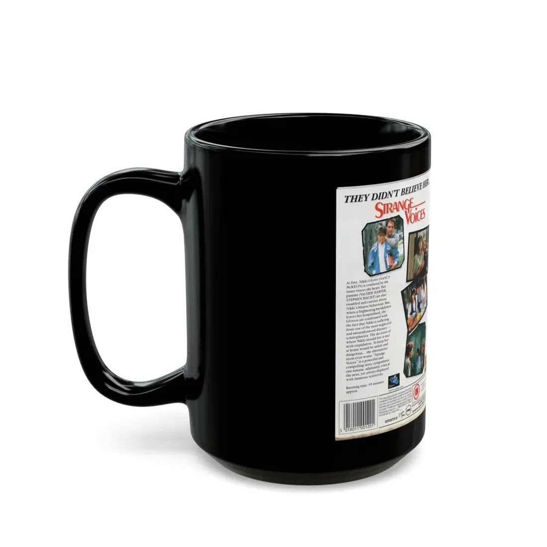 STRANGE VOICES VALERIE HARPER (VHS COVER) - Black Coffee Mug - Go Mug Yourself