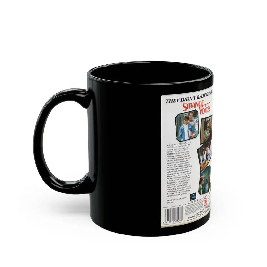 STRANGE VOICES VALERIE HARPER (VHS COVER) - Black Coffee Mug - Go Mug Yourself