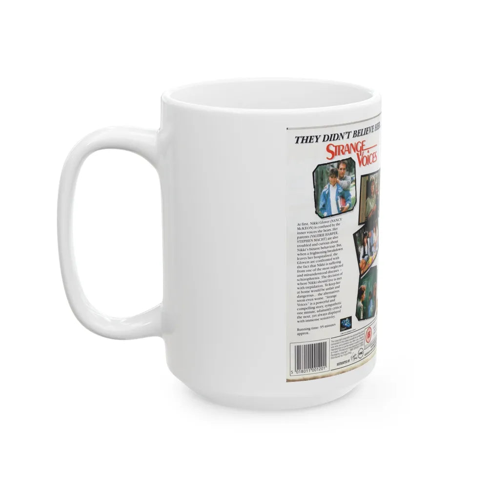 STRANGE VOICES VALERIE HARPER (VHS COVER) - White Coffee Mug-Go Mug Yourself