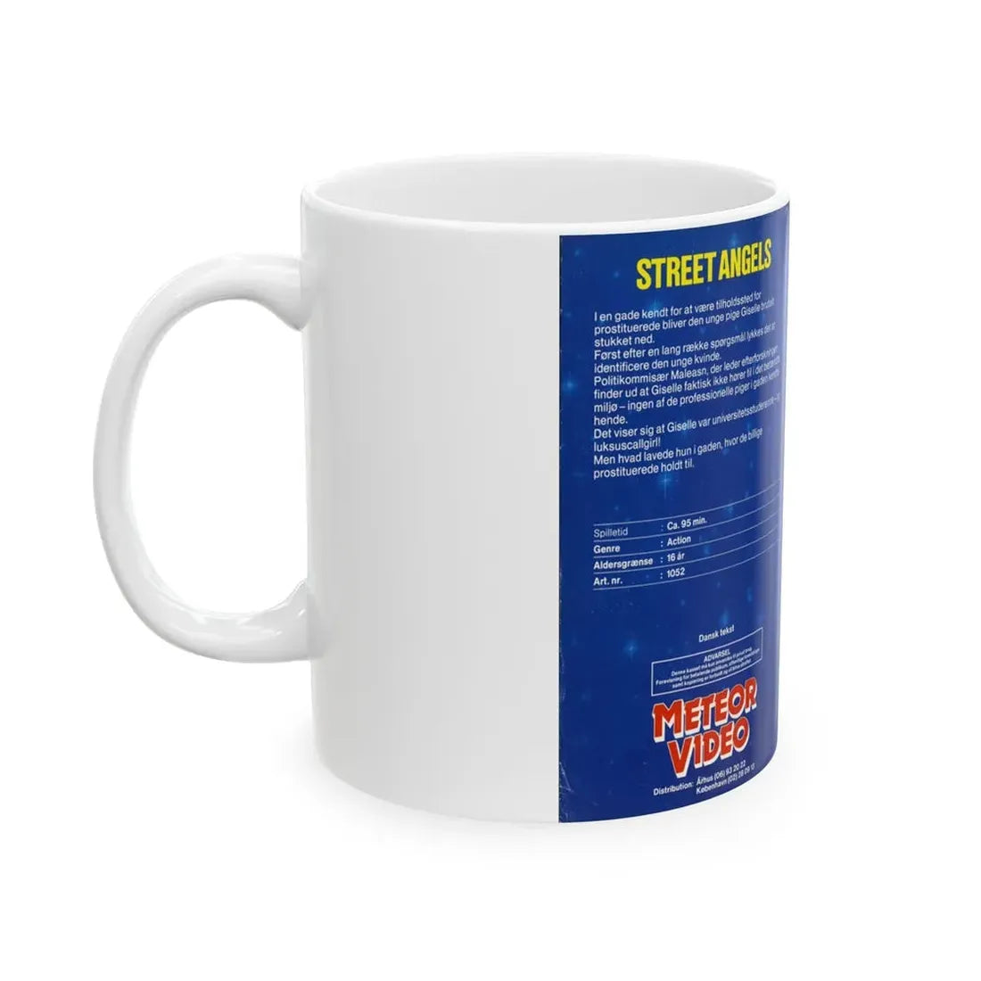 STREET ANGELS (VHS COVER) - White Coffee Mug - Go Mug Yourself