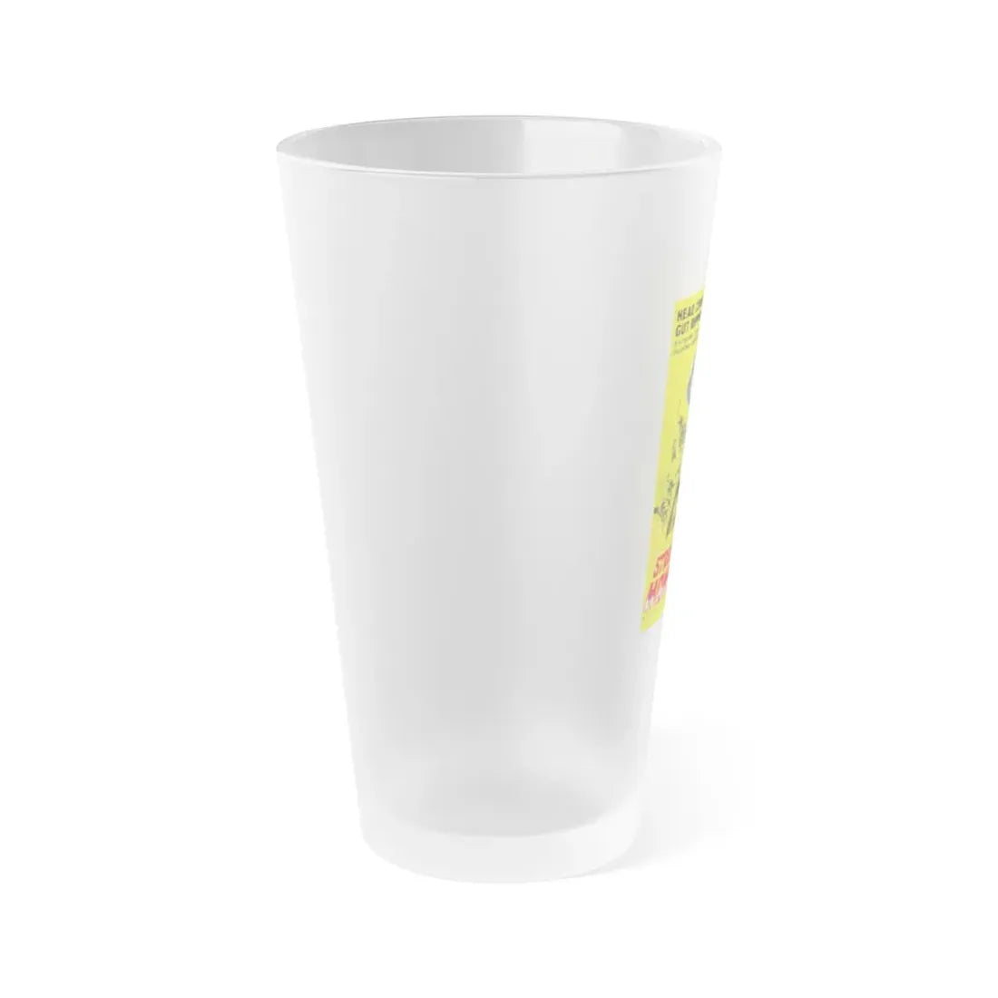 STREET GANGS OF HONG KONG 1973 Movie Poster - Frosted Pint Glass 16oz - Go Mug Yourself
