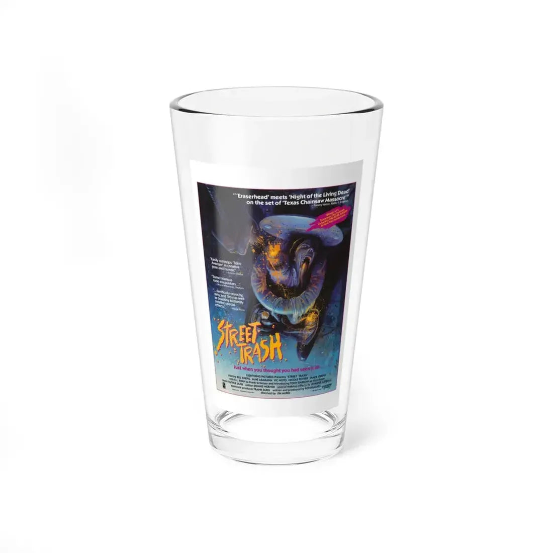 STREET TRASH 1987 Movie Poster - Pint Glass 16oz 16oz - Go Mug Yourself