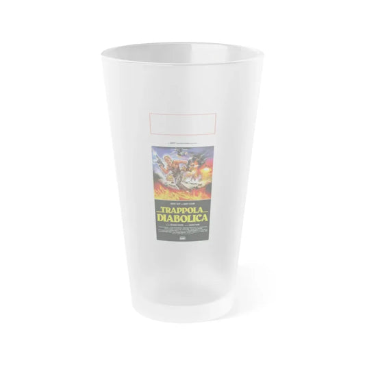 STRIKE COMMANDO 2 (ITALIAN) 1988 Movie Poster - Frosted Pint Glass 16oz Default Title - Go Mug Yourself