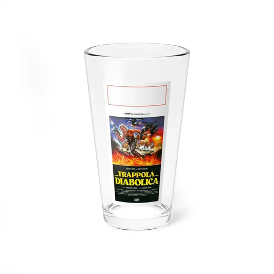 STRIKE COMMANDO 2 (ITALIAN) 1988 Movie Poster - Pint Glass 16oz 16oz - Go Mug Yourself