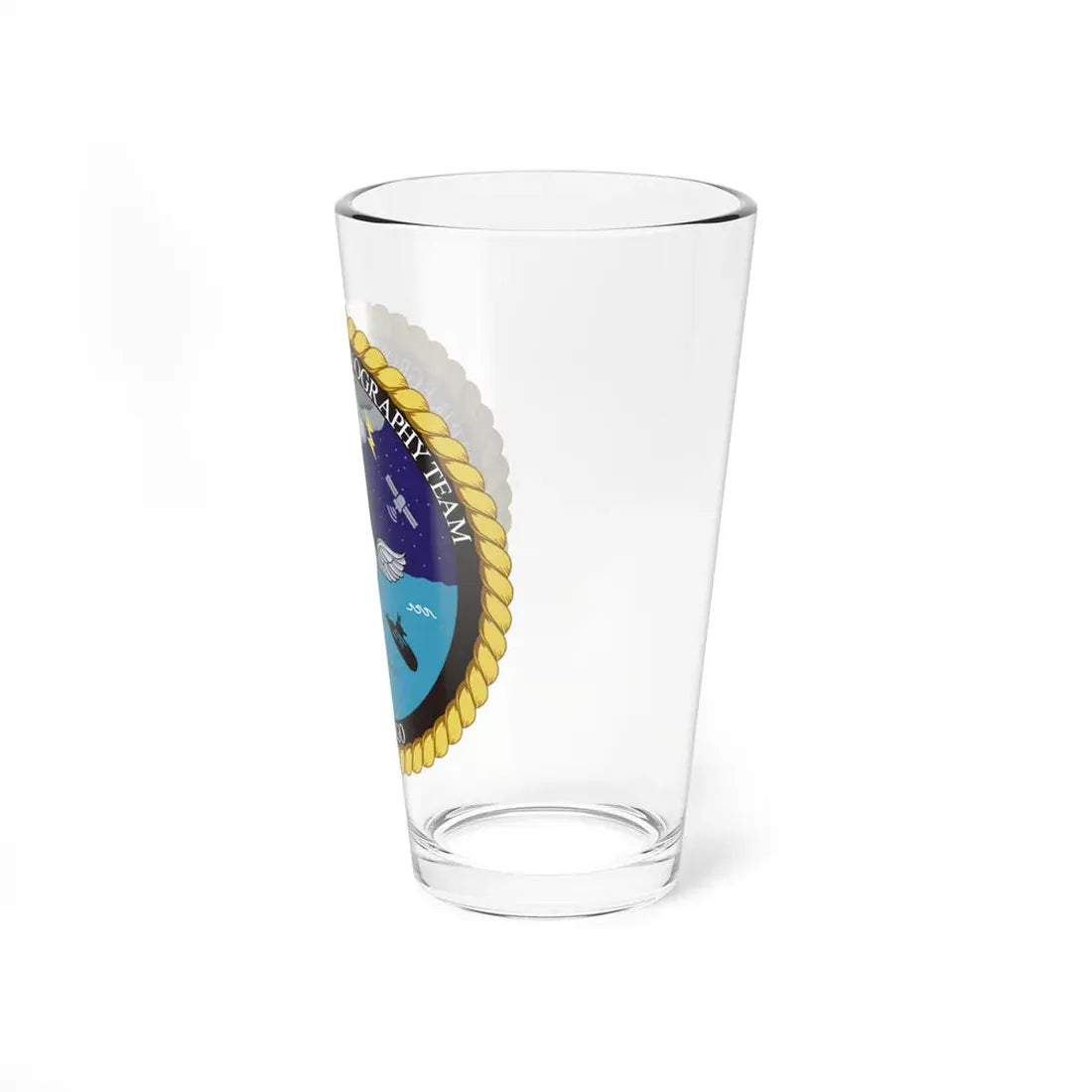 Strike Group Oceanography Team San Diego (U.S. Navy) Pint Glass 16oz - Go Mug Yourself