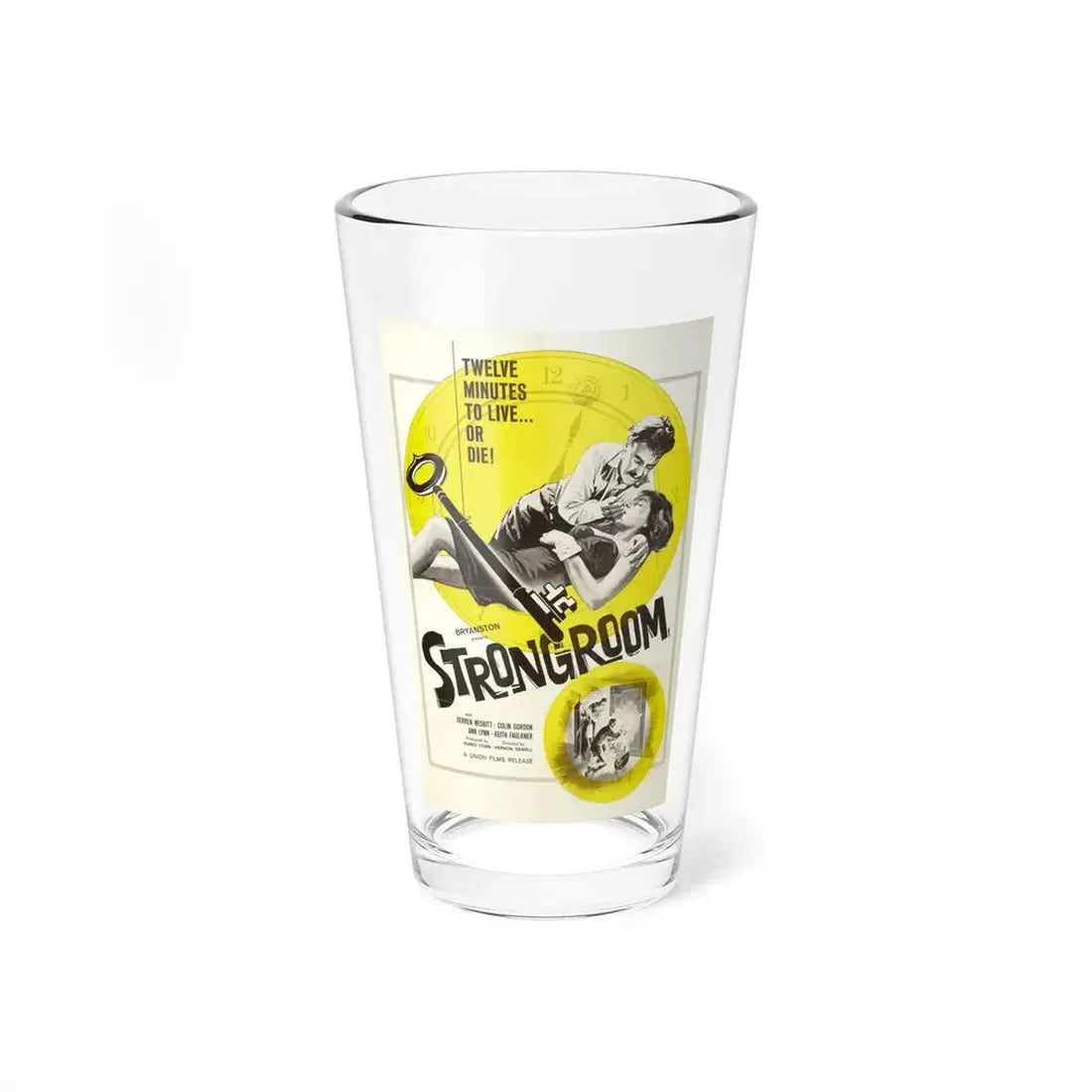 STRONGROOM 1962 Movie Poster - Pint Glass 16oz 16oz - Go Mug Yourself