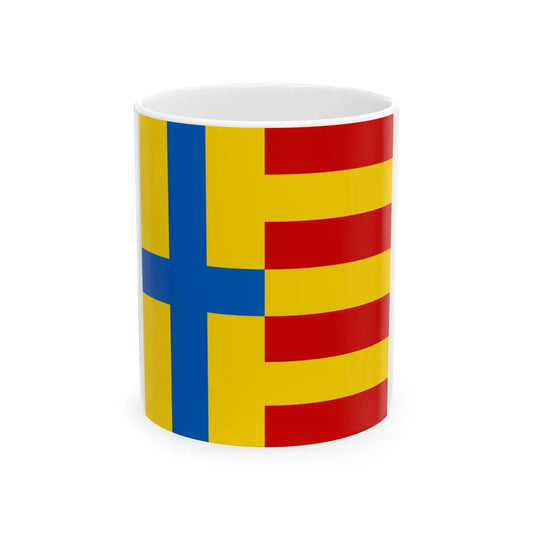 Strusiv flag (Ukraine) White Coffee Mug 11oz - Go Mug Yourself