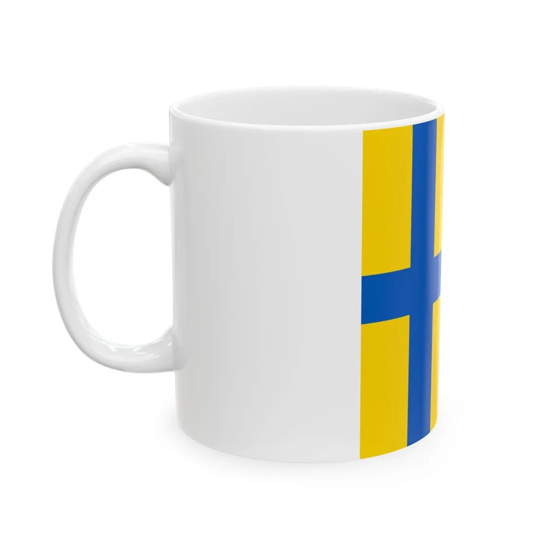 Strusiv flag (Ukraine) White Coffee Mug - Go Mug Yourself