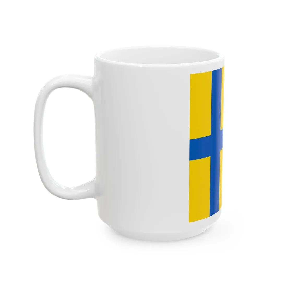 Strusiv flag (Ukraine) White Coffee Mug - Go Mug Yourself