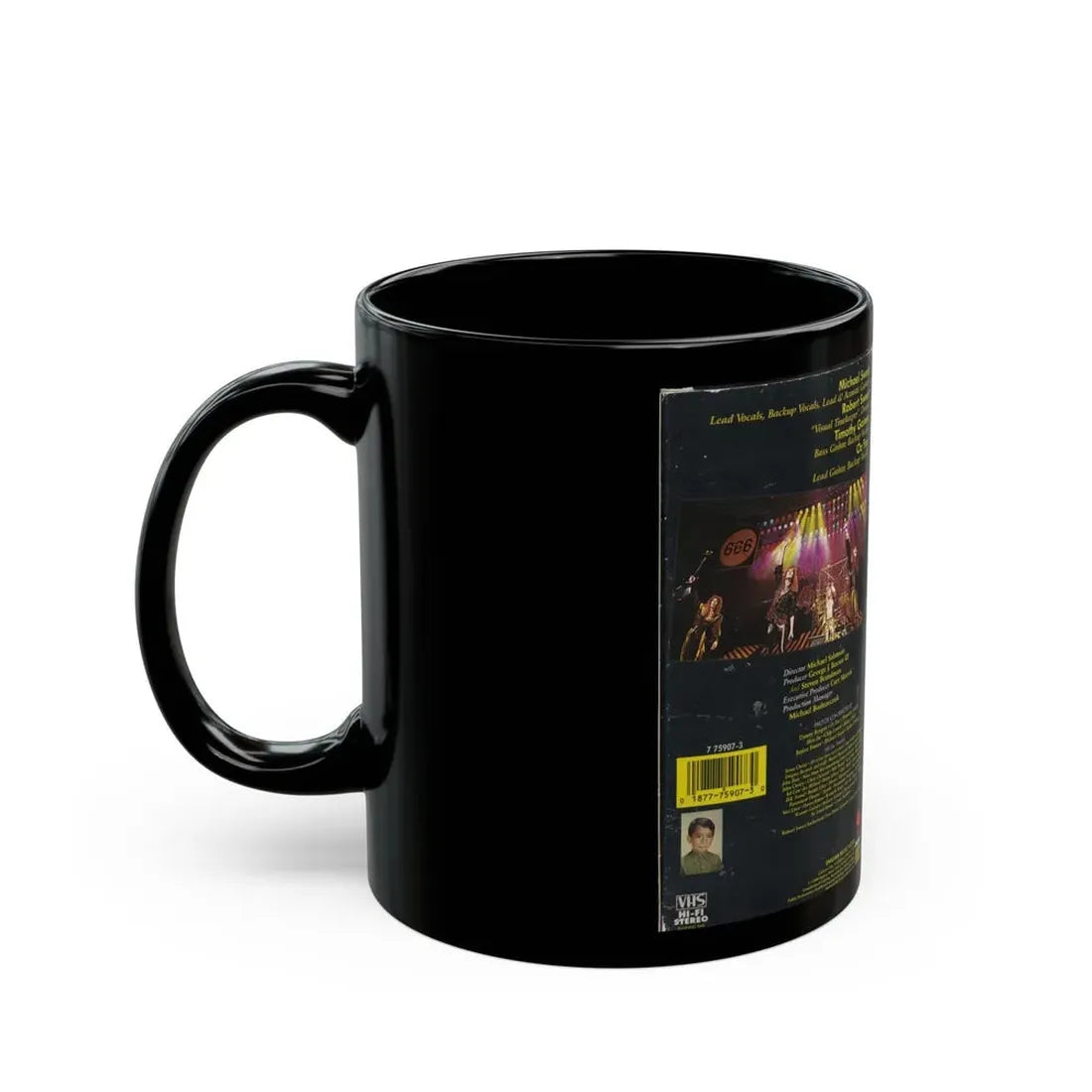 STRYPER IN THE BEGINNING (VHS COVER) - Black Coffee Mug - Go Mug Yourself