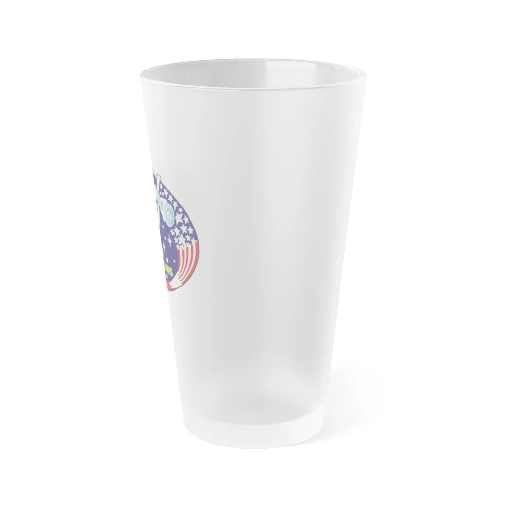 STS 101 (NASA) Frosted Pint Glass 16oz-Go Mug Yourself