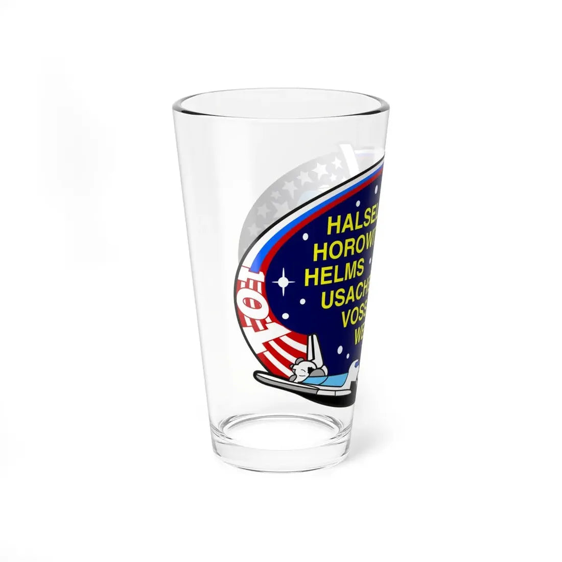 STS 101 (NASA) Pint Glass 16oz - Go Mug Yourself