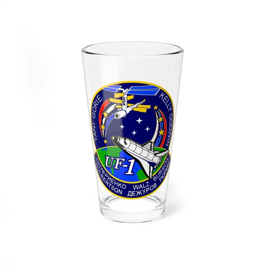 STS 108 (NASA) Pint Glass 16oz 16oz - Go Mug Yourself
