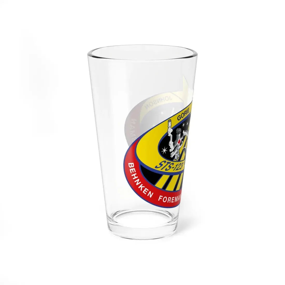 STS 123 (NASA) Pint Glass 16oz - Go Mug Yourself