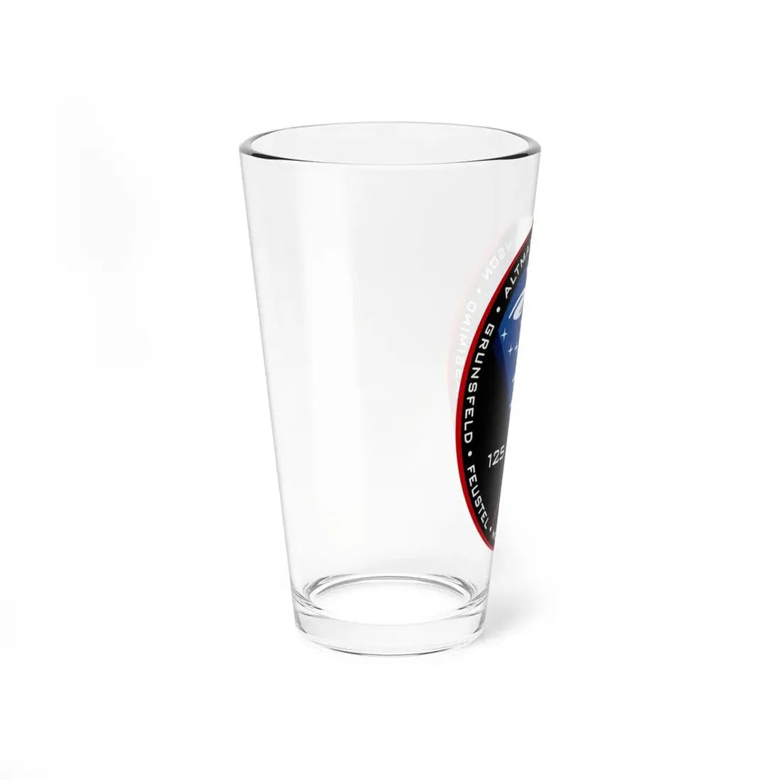 STS 125 (NASA) Pint Glass 16oz - Go Mug Yourself