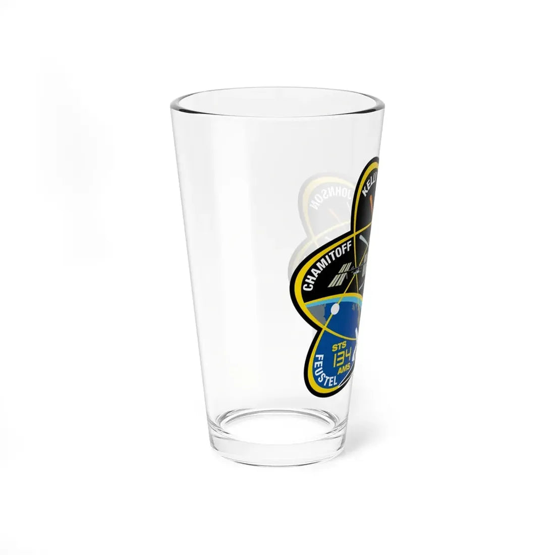 STS 134 (NASA) Pint Glass 16oz - Go Mug Yourself