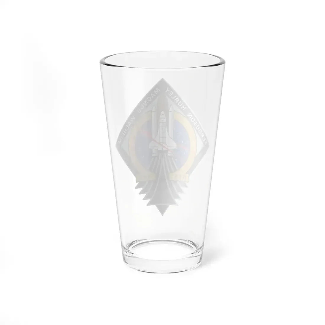 STS 135 (NASA) Pint Glass 16oz - Go Mug Yourself
