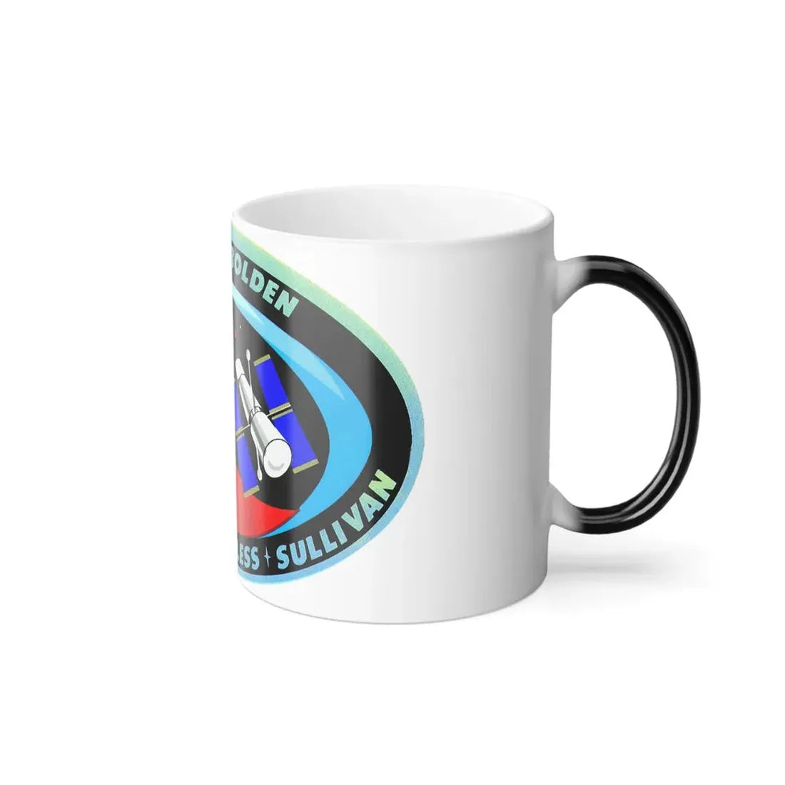 STS 31 Patch NASA - Color Changing Mug 11oz - Go Mug Yourself