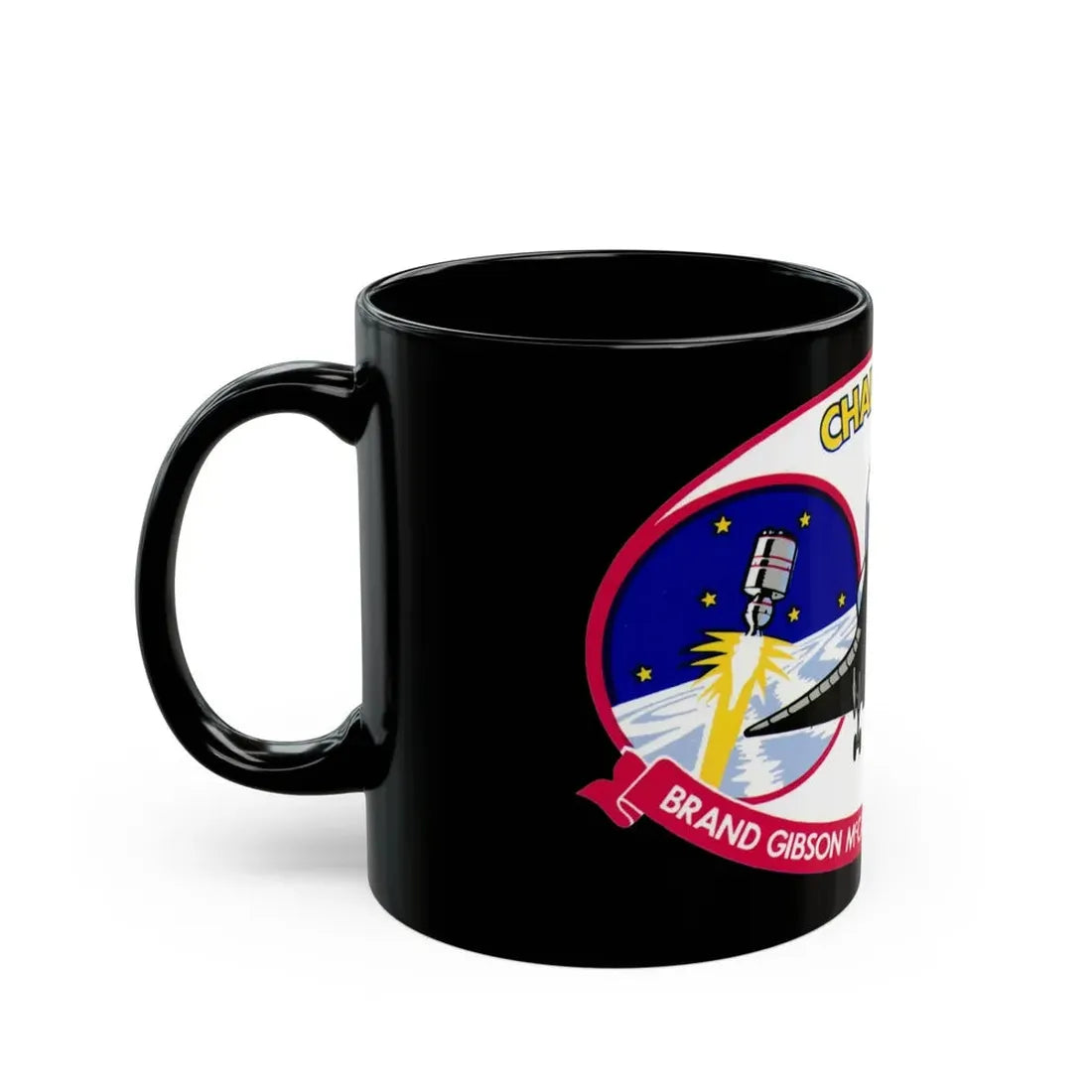 STS 41 b (NASA) Black Coffee Mug - Go Mug Yourself