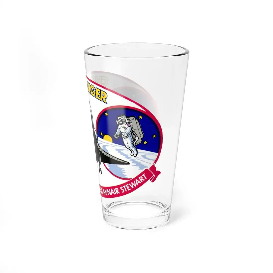 STS 41 b (NASA) Pint Glass 16oz - Go Mug Yourself