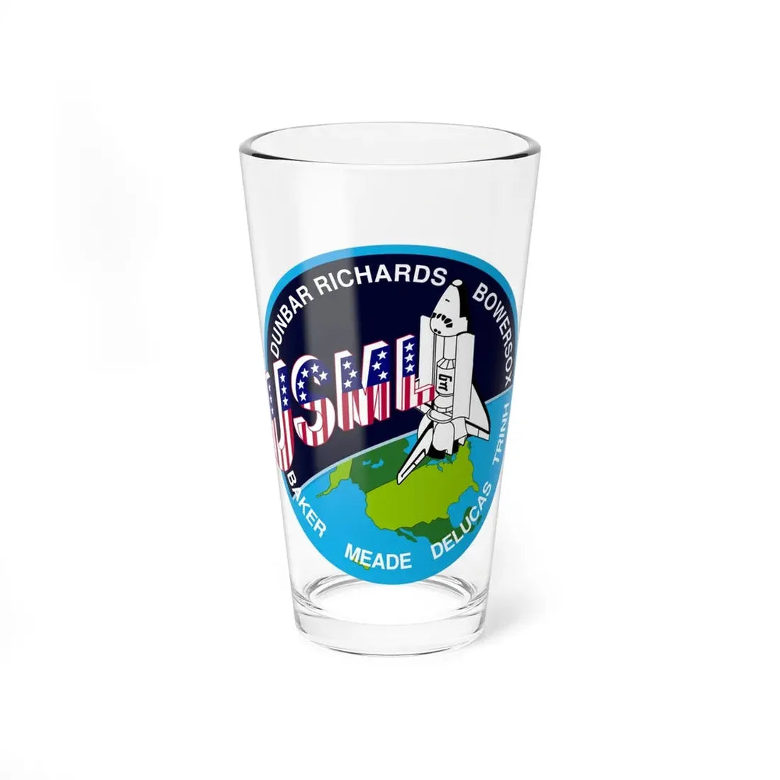 STS 50 (NASA) Pint Glass 16oz 16oz - Go Mug Yourself