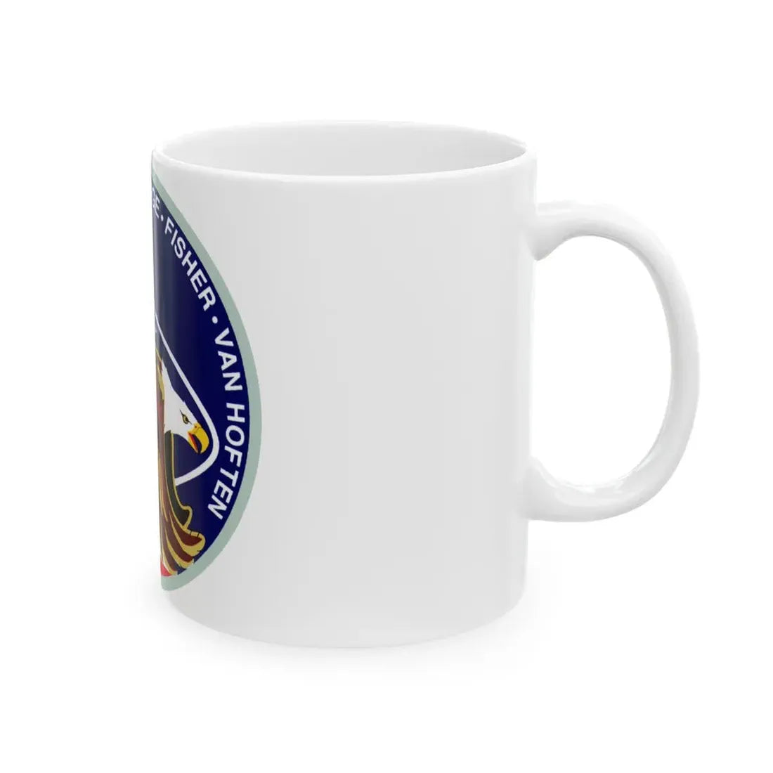 STS 51 i (NASA) White Coffee Mug - Go Mug Yourself