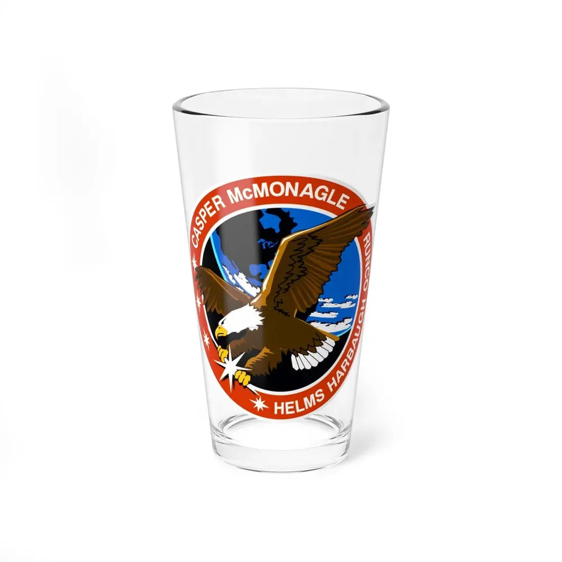 STS 54 (NASA) Pint Glass 16oz 16oz - Go Mug Yourself
