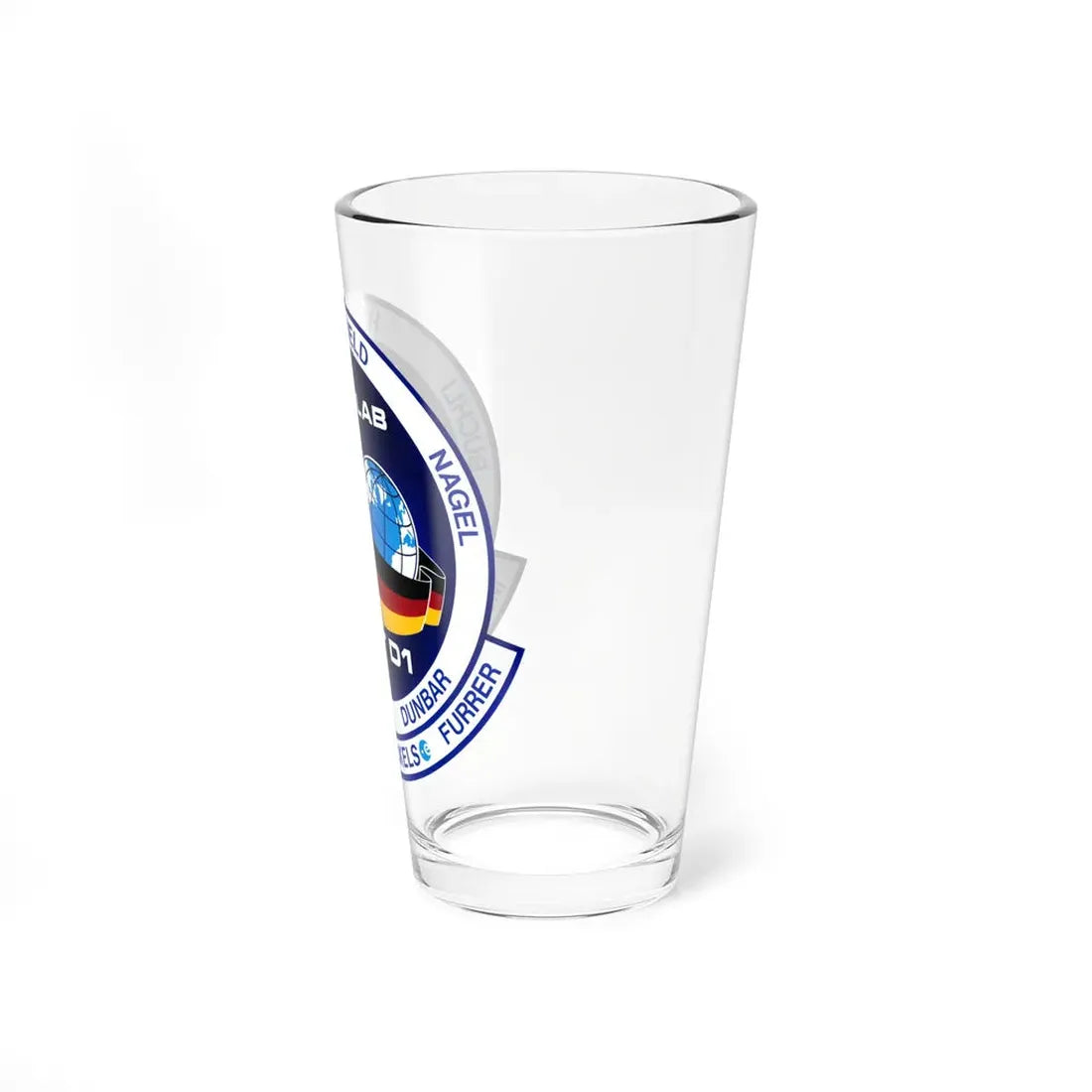 STS 61 a (NASA) Pint Glass 16oz - Go Mug Yourself