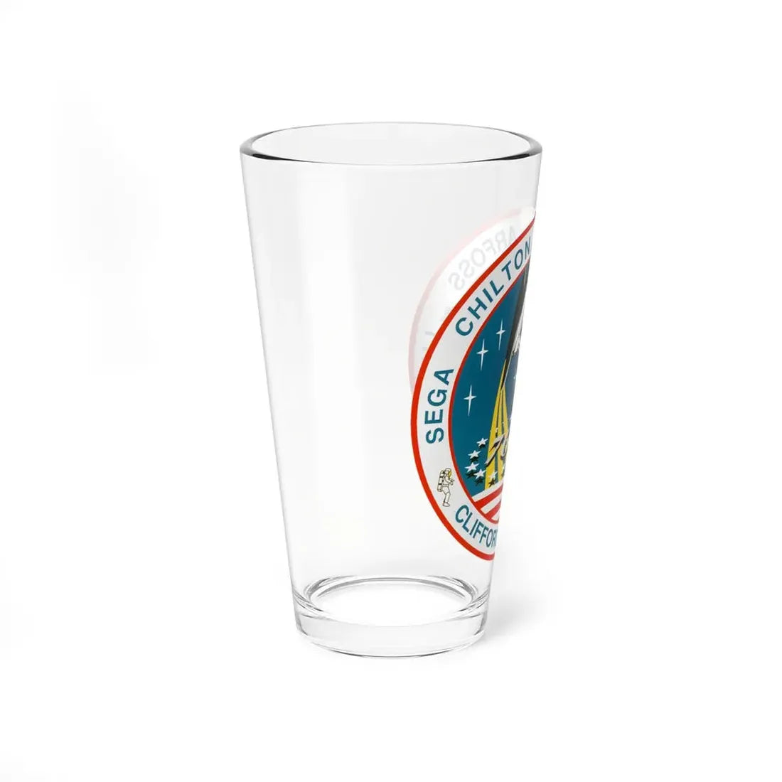 STS 76 (NASA) Pint Glass 16oz - Go Mug Yourself