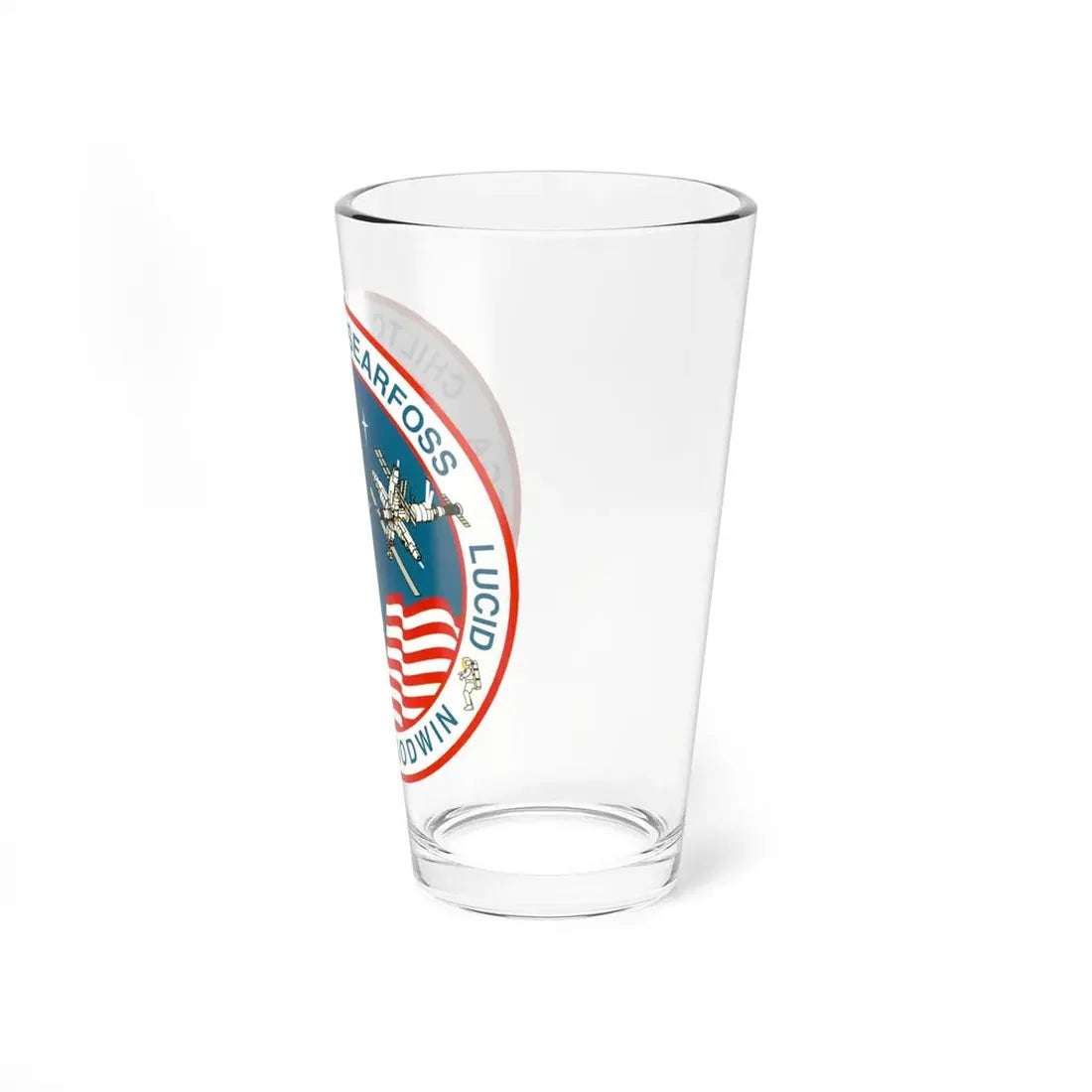 STS 76 (NASA) Pint Glass 16oz - Go Mug Yourself
