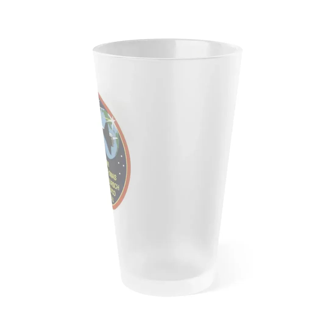 STS 77 (NASA) Frosted Pint Glass 16oz - Go Mug Yourself